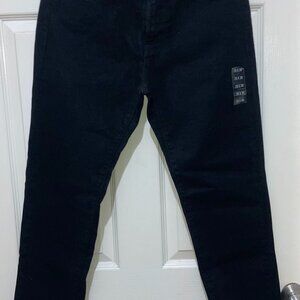 Abercrombie Fitch Jeans 29x30 Rustin Athletic Skinny Black Stretch Denim NWT!!